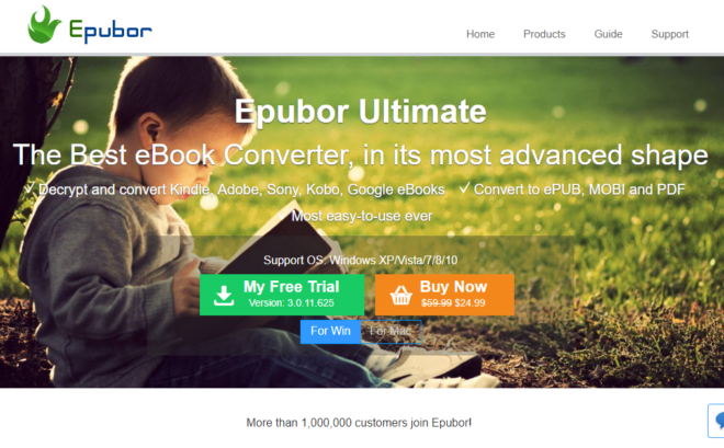 Epubor Homepage